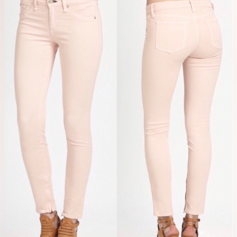 Rag & Bone Pink Blush Skinny Jeans